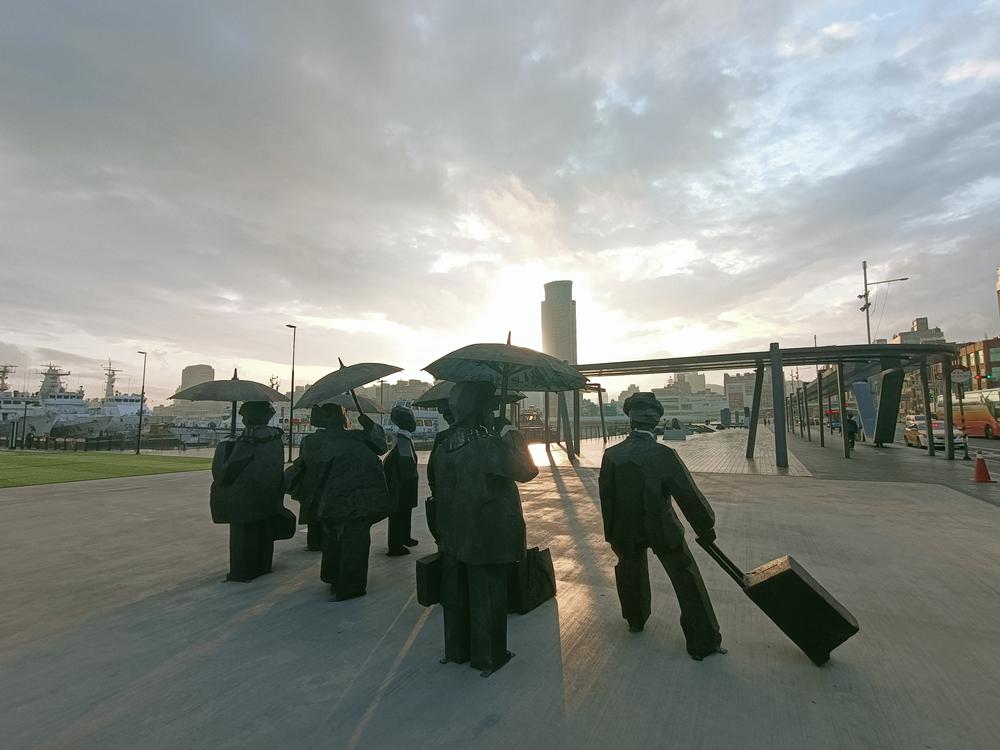 基隆  海洋廣場之  冬陽晨光  (04)