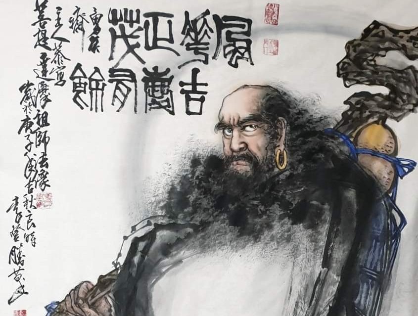 李登勝  水墨人物