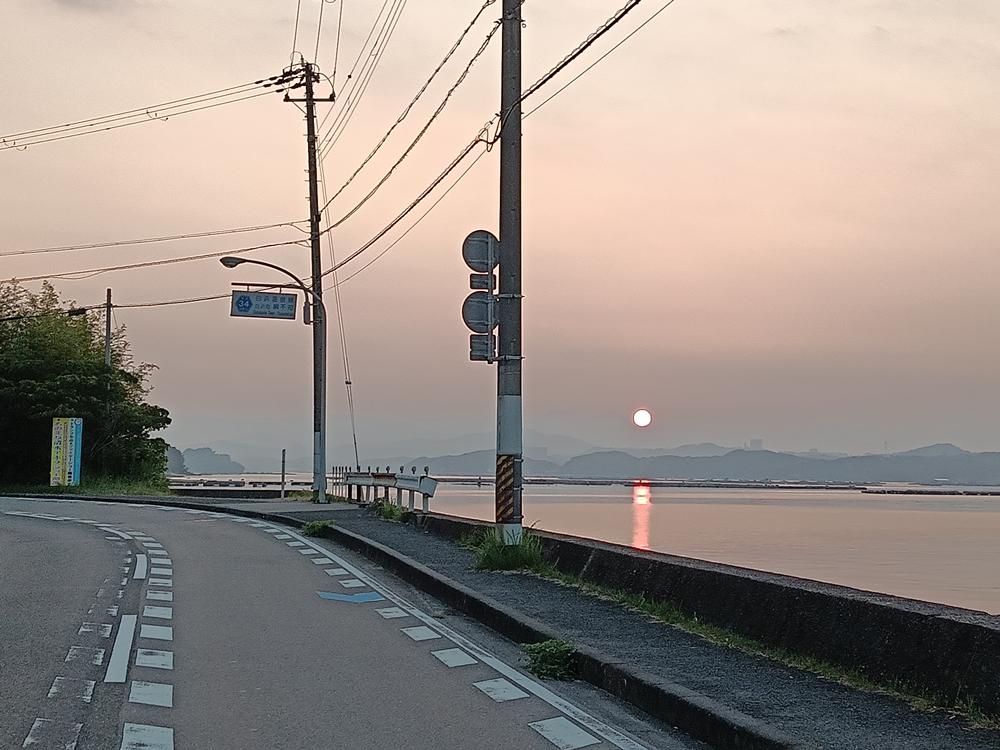近畿旅行(131)  和歌山  白浜  海岸公路  晨曉