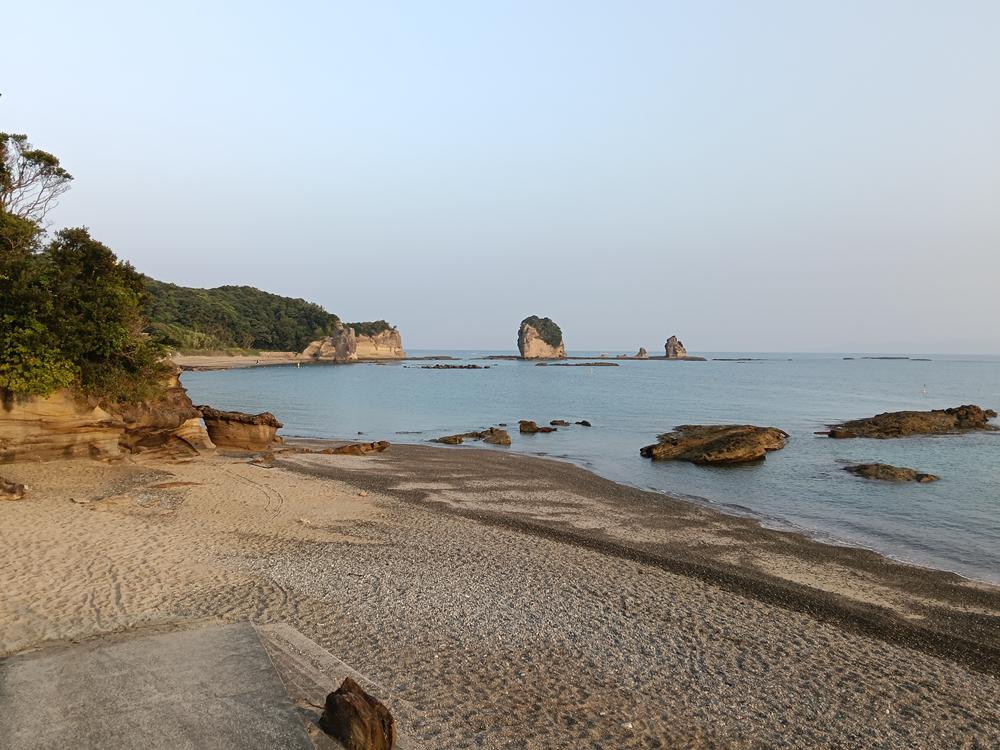 近畿旅行(133)  和歌山  白浜  臨海浦海灘  戲浪