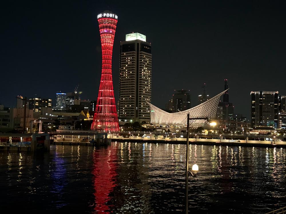 近畿旅行(139)  散步  神戶港  璀璨夜色 (上)