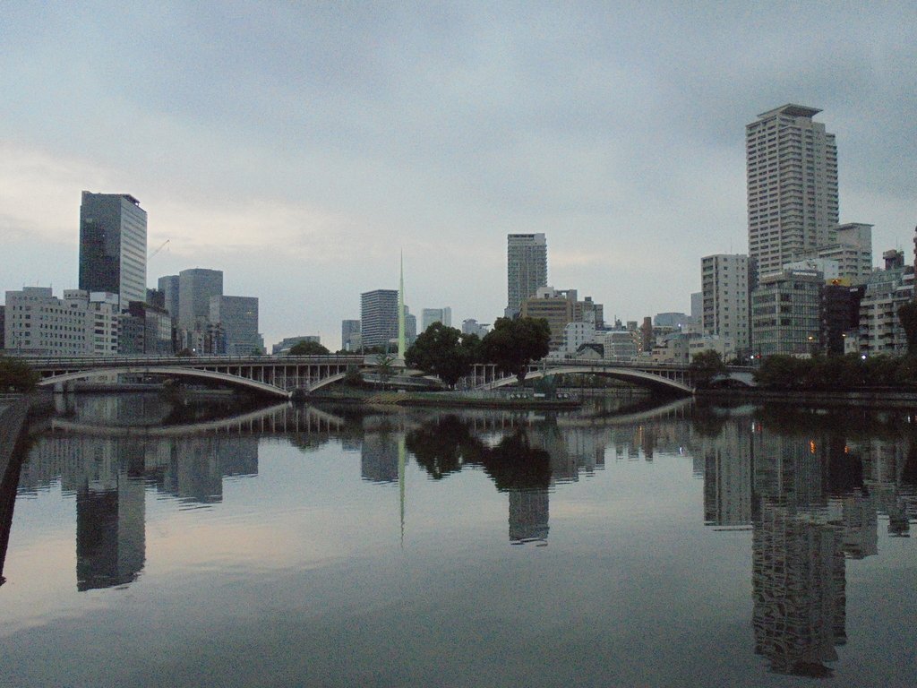 近畿旅行(六一) 大阪 淀川晨光 近畿旅行(六一) 大阪 淀川晨光