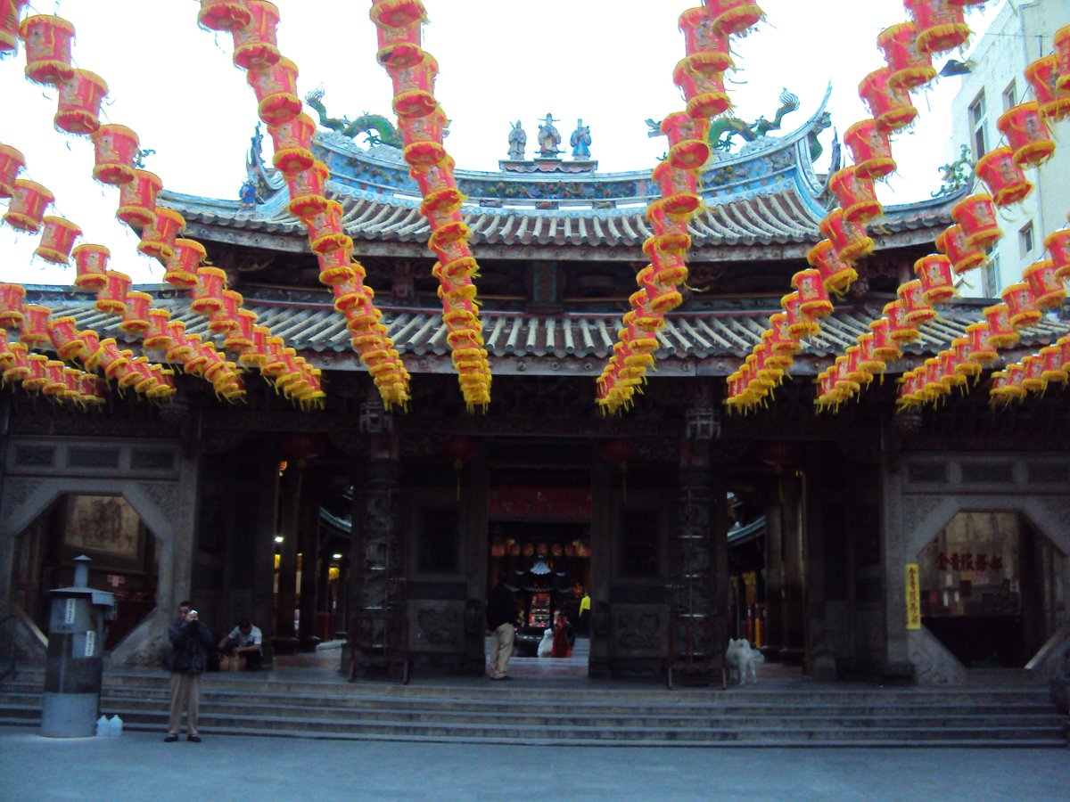 晨光中的 鹿港 天后宮 晨光中的 鹿港 天后宮