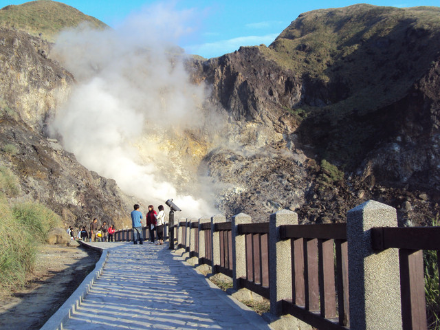 陽明山 小油坑 後火山地質景觀 陽明山 小油坑 後火山地質景觀