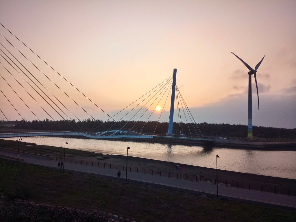高美濕地遊客中心 夕照之美 高美濕地遊客中心 夕照之美