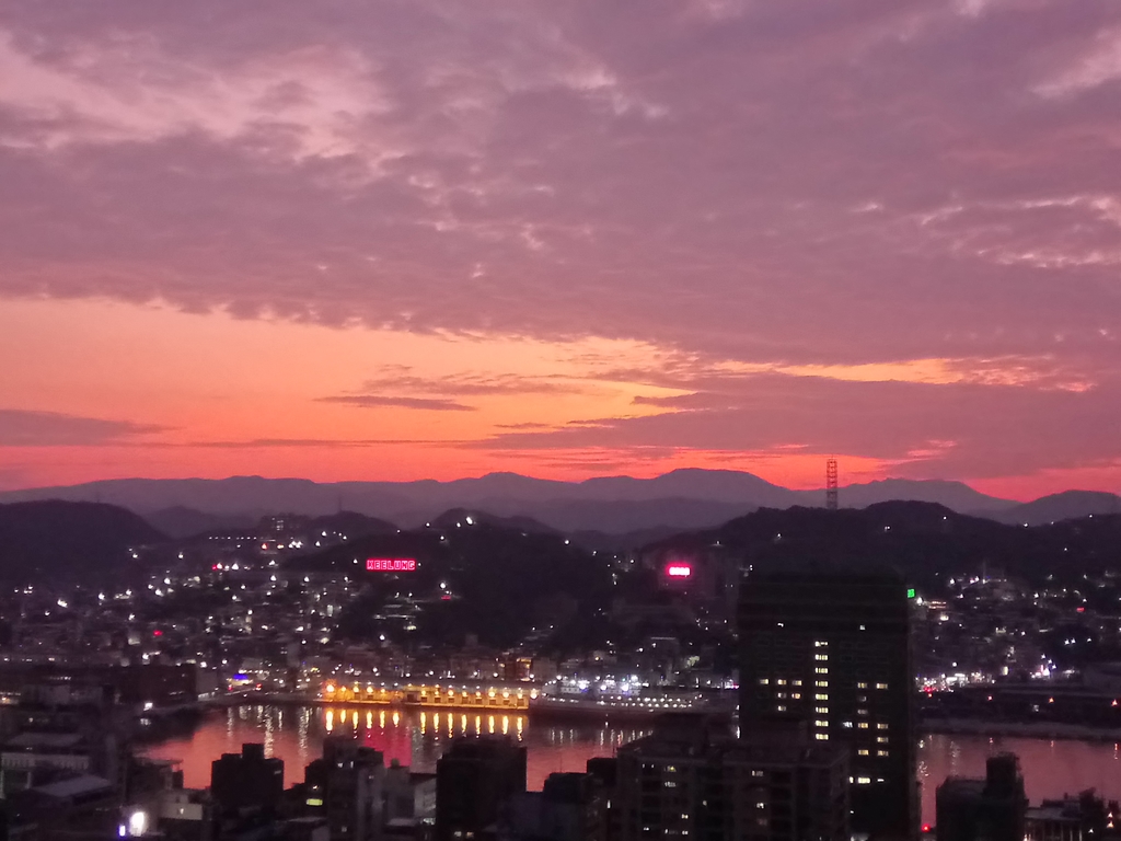 基隆 中正公園 夕彩 基隆 中正公園 夕彩