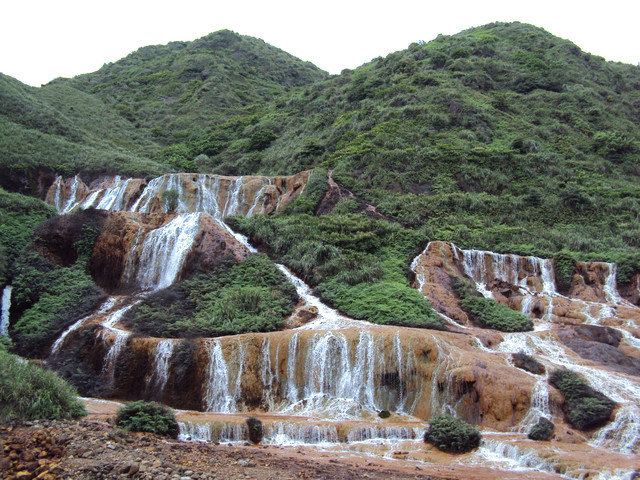 瑞芳 水湳洞聚落 黃金瀑布 瑞芳 水湳洞聚落 黃金瀑布