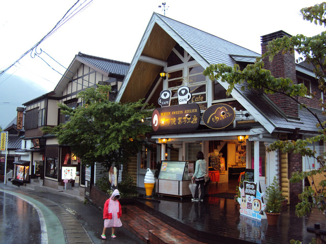 雨中 由布院 湯之坪街道 雨中 由布院 湯之坪街道