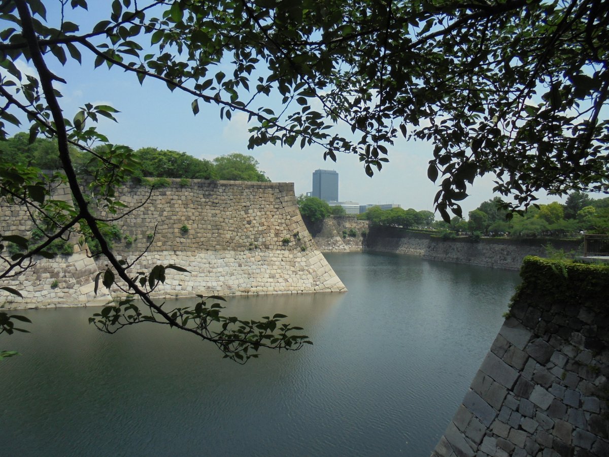近畿旅行(三二) 大阪城 垣濠之美 近畿旅行(三二) 大阪城 垣濠之美