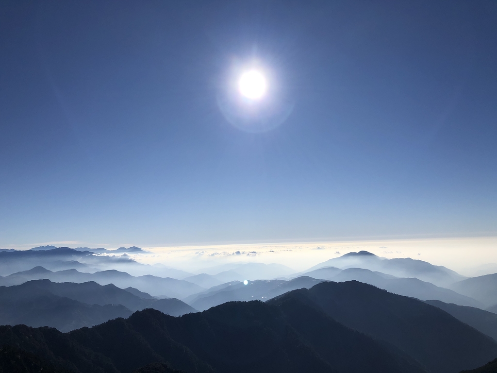 合歡山主峰之 夕照 合歡山主峰之 夕照
