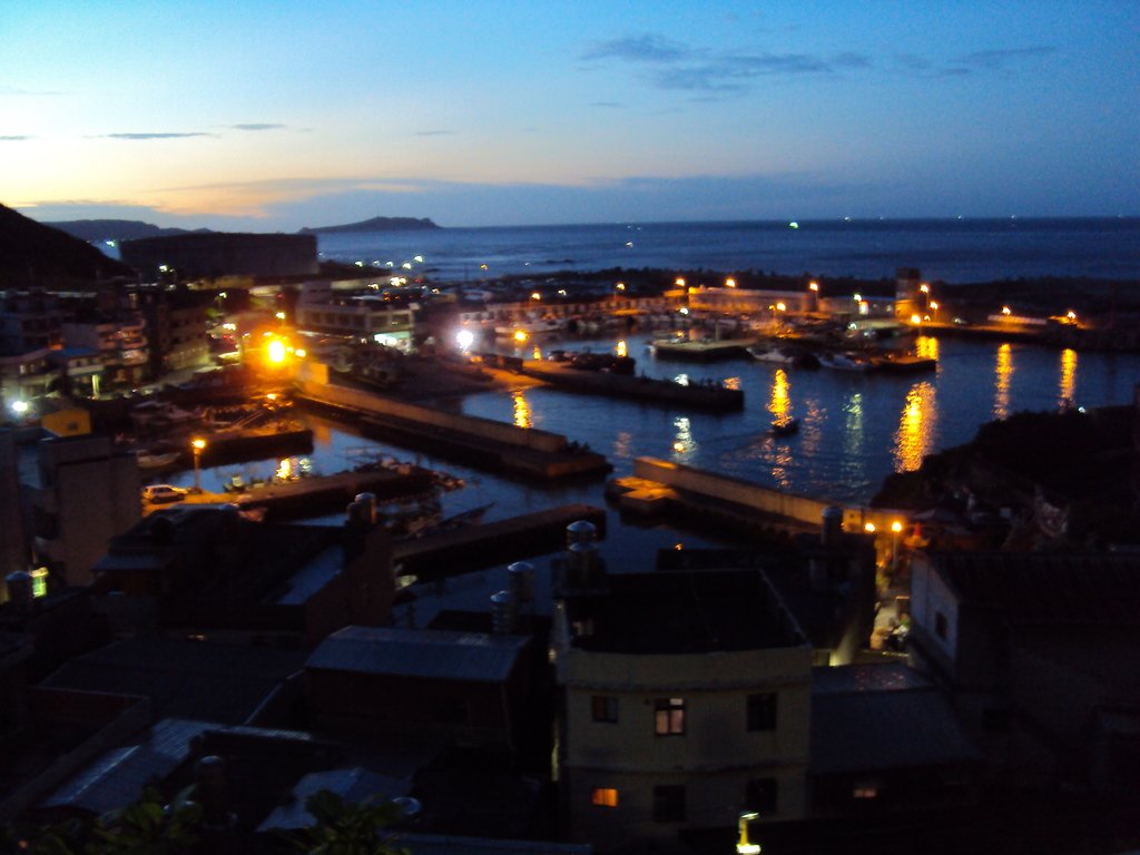 基隆 木山澳漁港之 夜色 基隆 木山澳漁港之 夜色