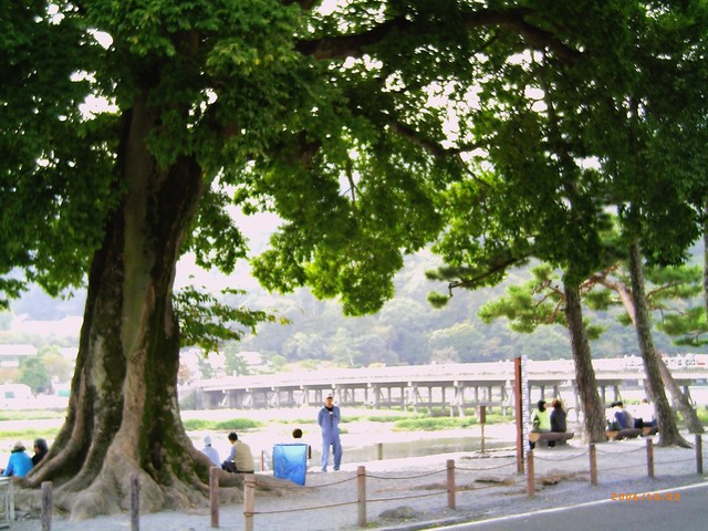京都 嵐山 渡月橋 京都 嵐山 渡月橋