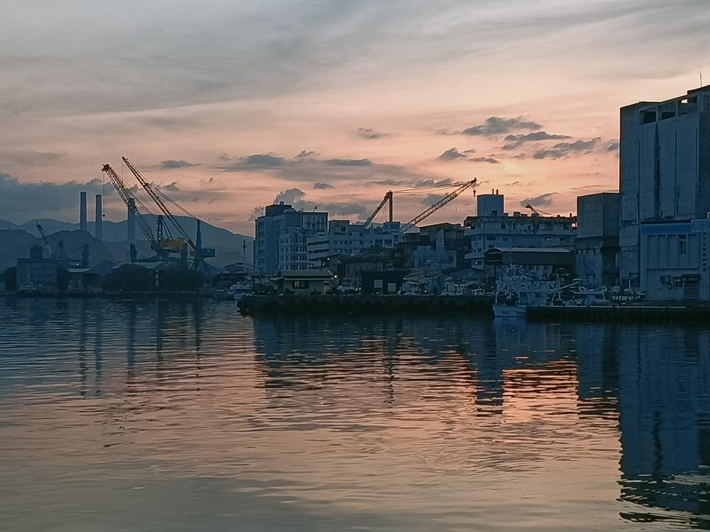 基隆  正濱漁港  之向晚  (上)