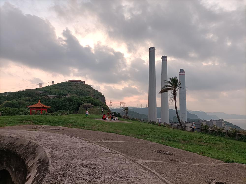 基隆  白米甕砲台之  暮色