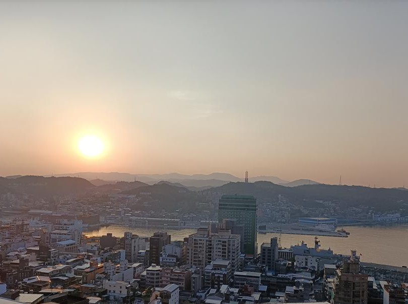 基隆  大佛禪院之  夕照