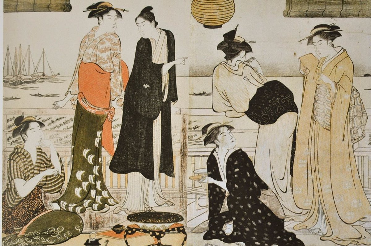 Le_sixième_mois_Kiyonaga.JPG - 浮世繪之  鳥居清長