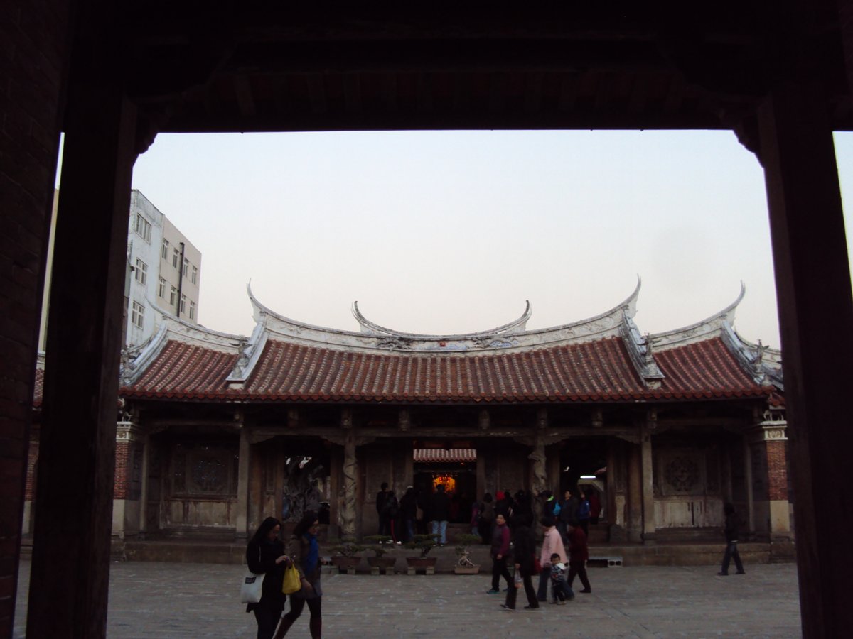 DSC00625.JPG - 向晚的  鹿港  龍山寺