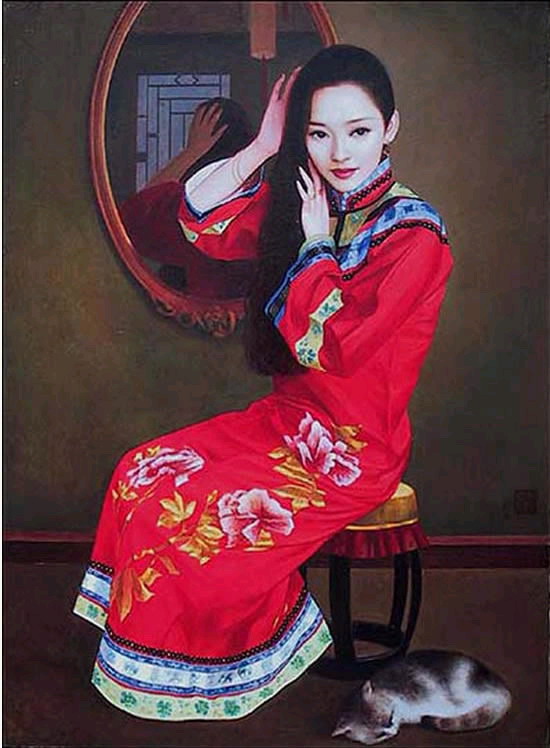 Img225114893.jpg - 陳逸飛  油畫人物  (古典仕女)