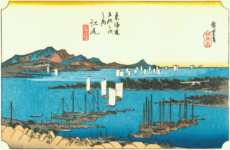 800px-Hiroshige19_ejiri.jpg - 安藤廣重的浮世繪