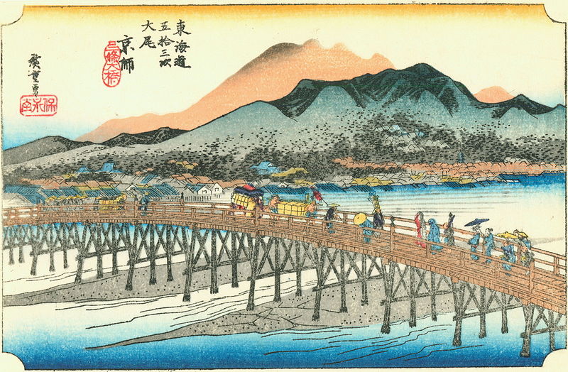 800px-Hiroshige55_kyoto.jpg - 安藤廣重的浮世繪